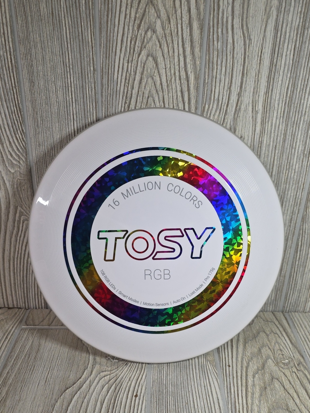 TOSY RGB Flying Disc Featuring 108 LED Lights Frisbee